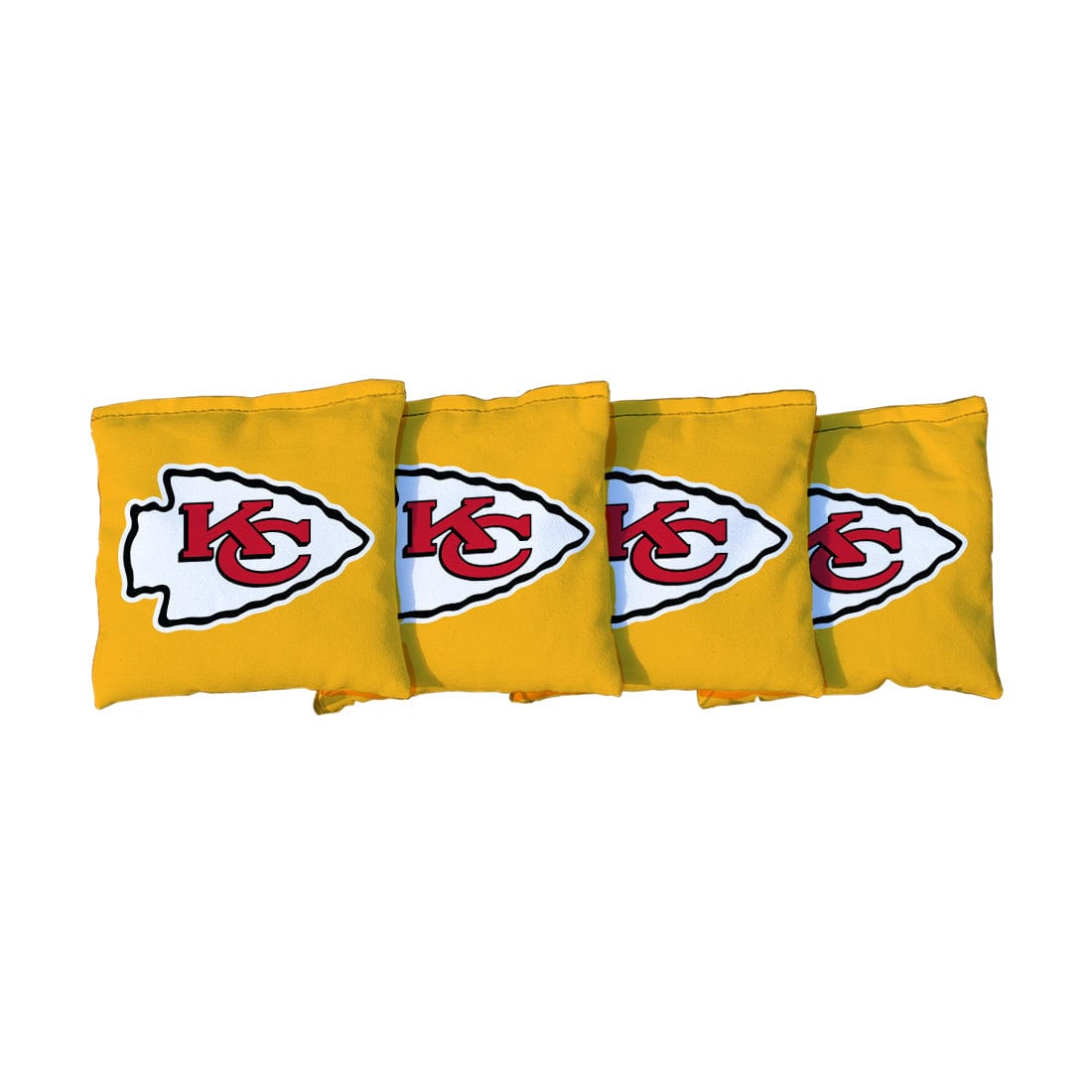 Kansas City Chiefs NFL Football Yellow Cornhole Bags