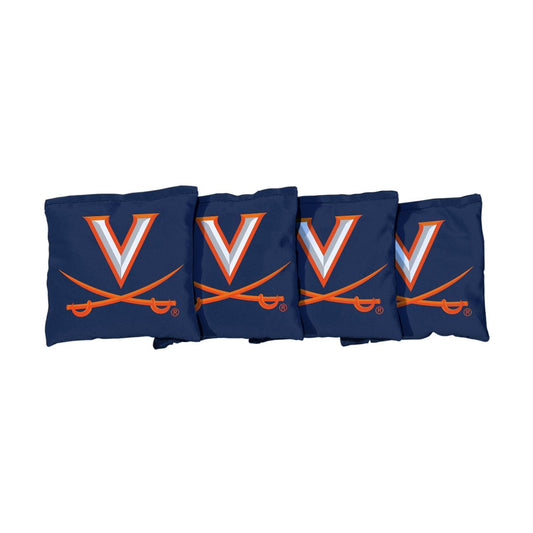 Virginia Cavaliers Wahoos Blue Cornhole Bags