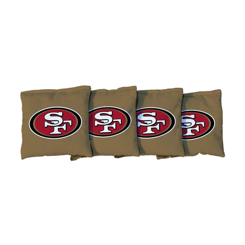 San Francisco 49ers NFL Gold Cornhole Bags