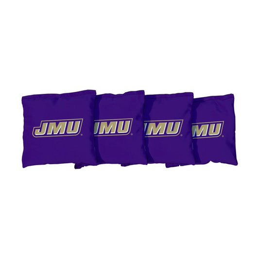 James Madison JMU Dukes Purple Cornhole Bags