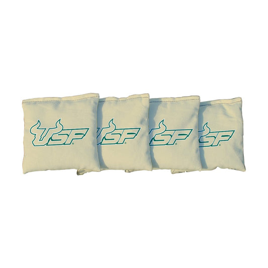 South Florida Bulls Gold Cornhole Bags