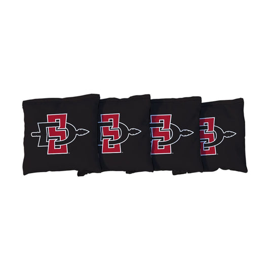San Diego State Aztecs Cornhole Bags Black