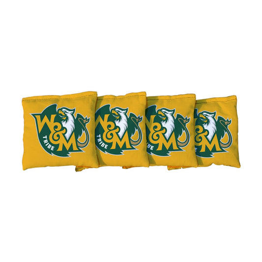 College of William & Mary Tribe Tan Cornhole Bags