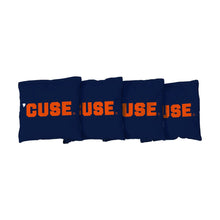 Syracuse Navy Cornhole Bags
