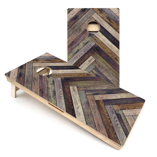 Herringbone Cornhole Boards