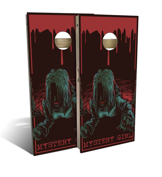 Mystery Girl Cornhole Boards