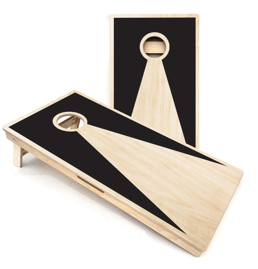Black Triangle Cornhole Boards