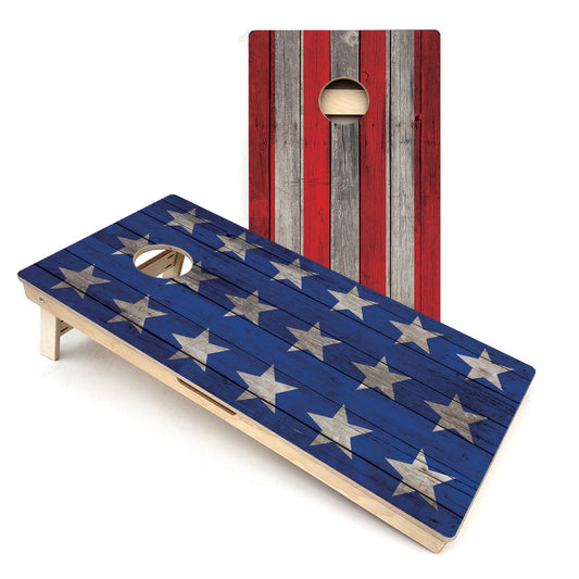 USA Large Stars & Stripes Cornhole Boards