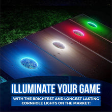 Beach Bum cornhole lights

