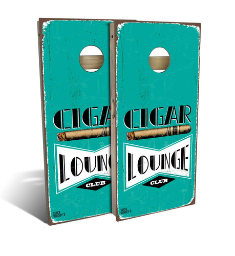Man Cave Cigar Lounge Cornhole Boards