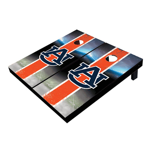 Auburn Tigers Field Long Stripe Matching Orange Cornhole Boards