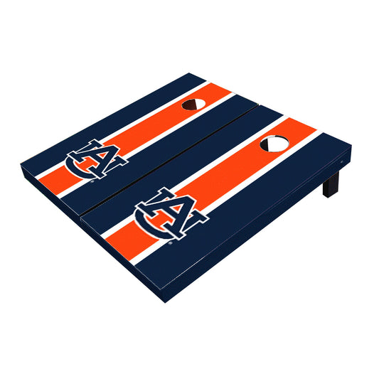 Auburn Tigers Orange And Navy Matching Long Stripe Cornhole Boards