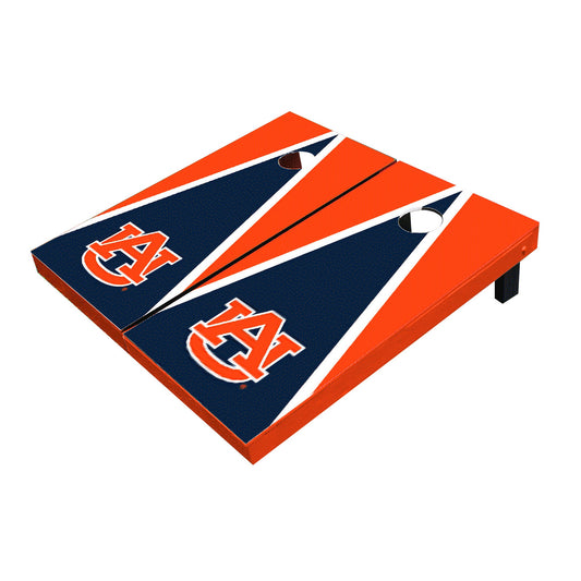 Auburn Tigers Navy And Orange Matching Triangle Cornhole Boards
