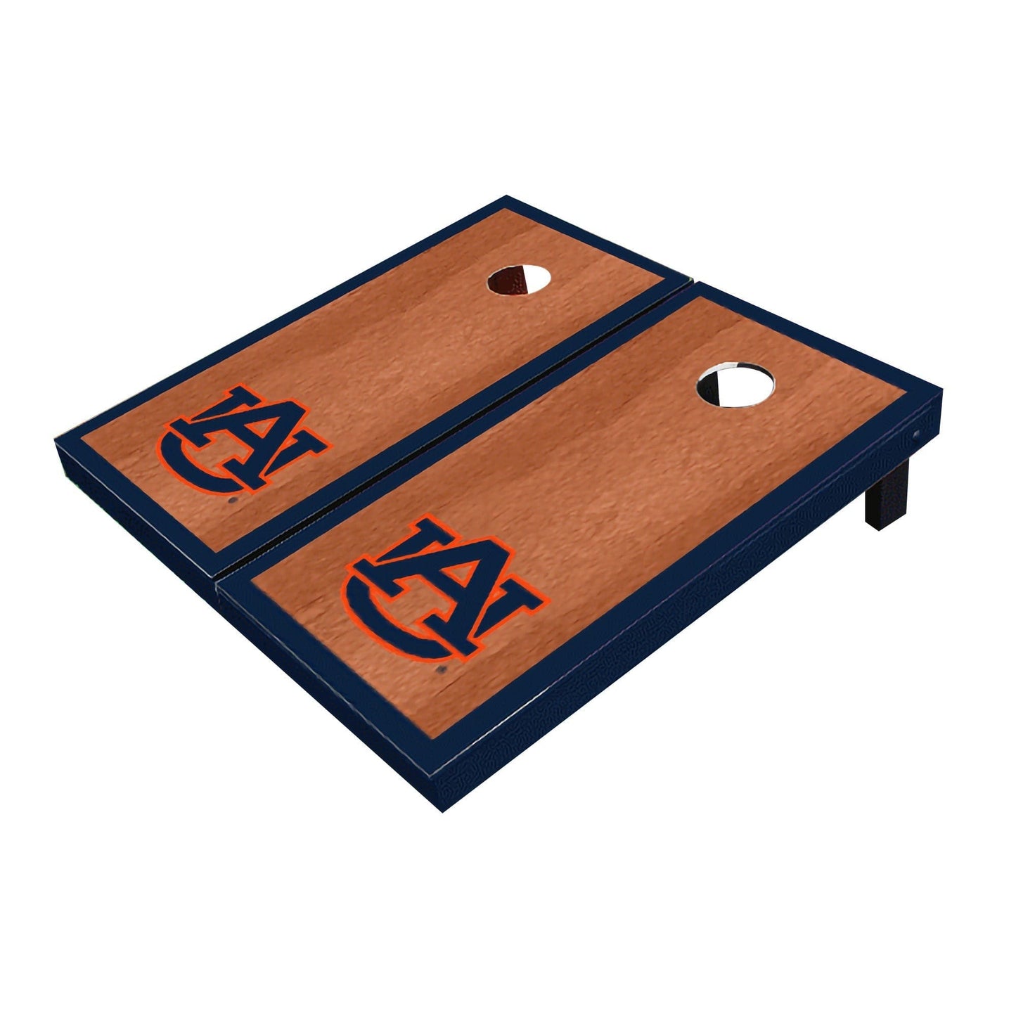 Auburn Tigers Navy Rosewood Matching Border All-Weather Cornhole Boards
