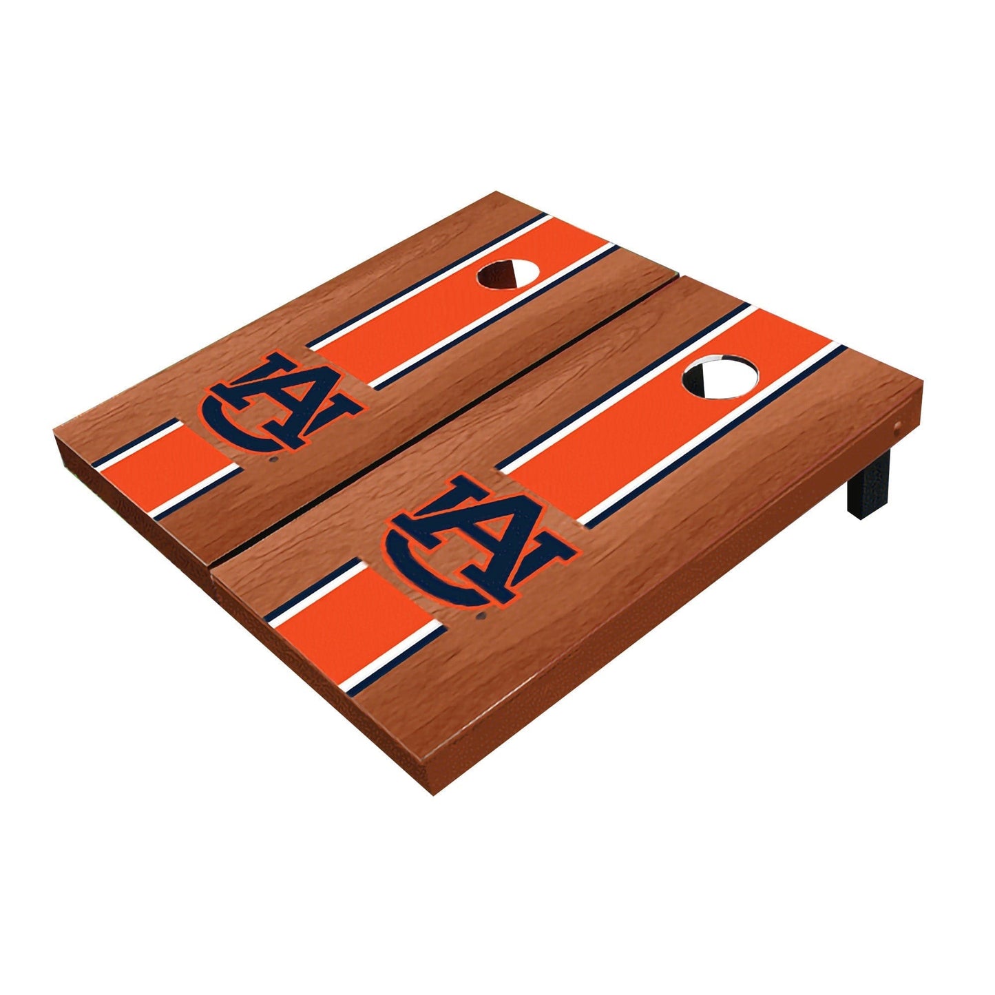 Auburn Tigers Orange Rosewood Matching Long Stripe All-Weather Cornhole Boards
