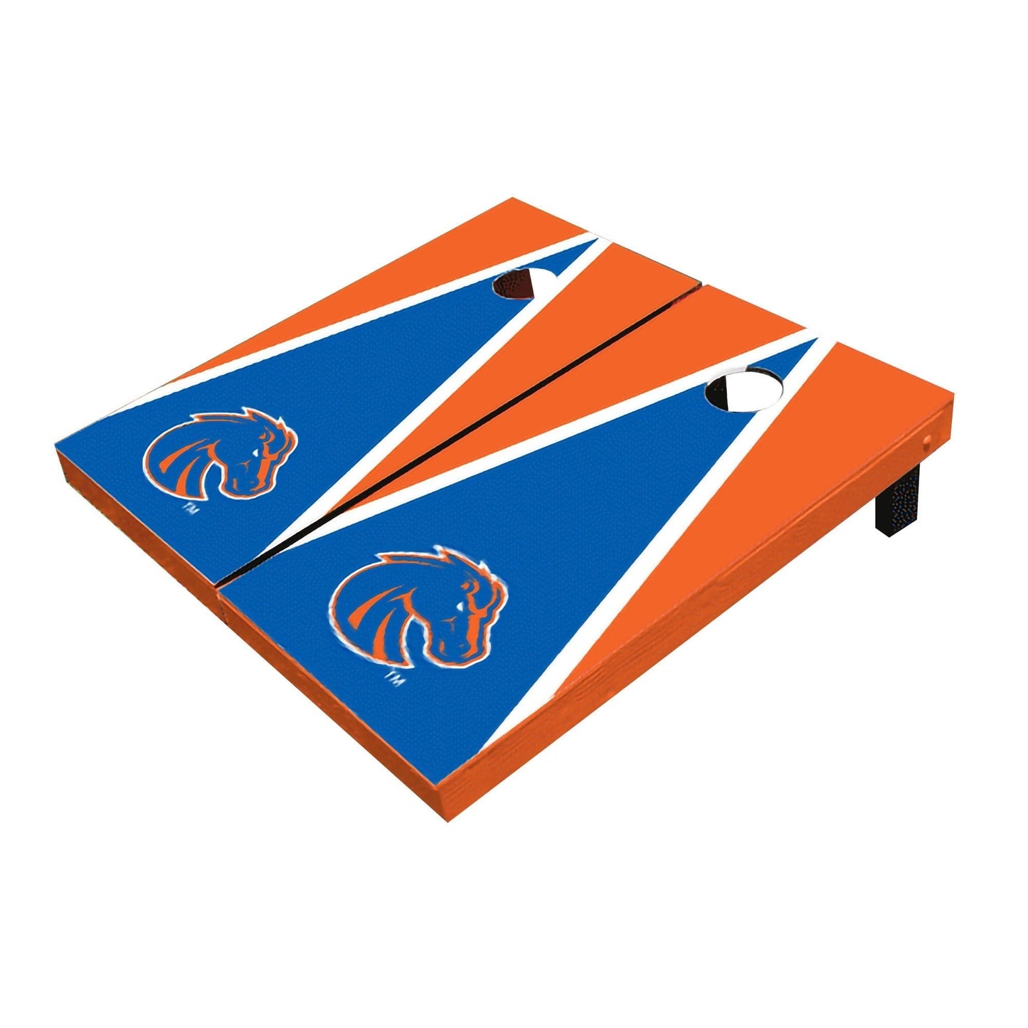 Boise State Broncos Royal And Orange Matching Triangle All-Weather Cornhole Boards