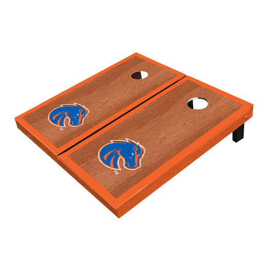 Boise State Broncos Orange Rosewood Matching Borders Cornhole Boards