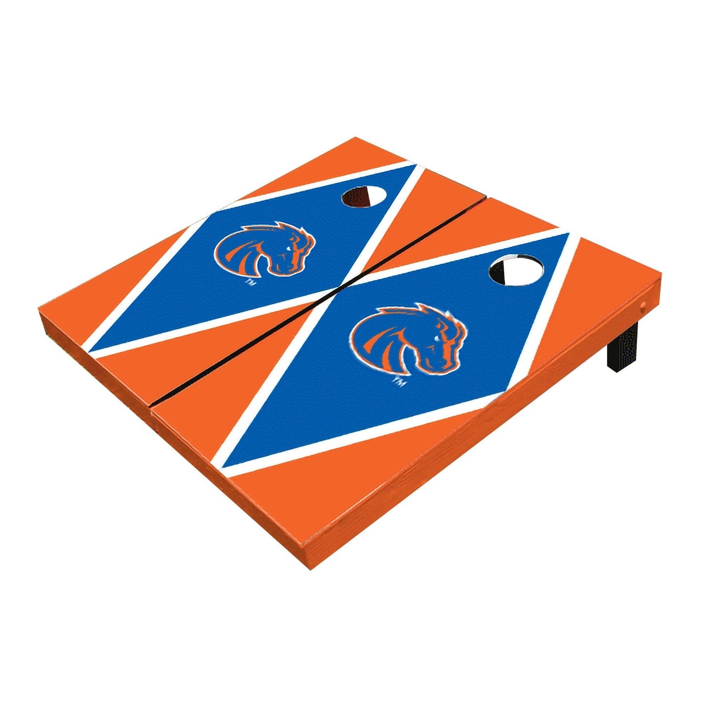 Boise State Broncos Royal And Orange Matching Diamond All-Weather Cornhole Boards