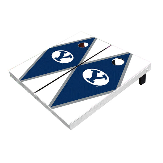 Brigham Young BYU Cougars Navy And White Matching Diamond Cornhole Boards