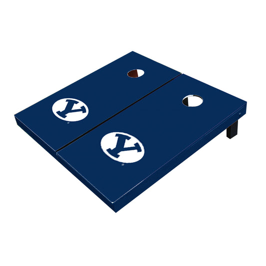 Brigham Young BYU Cougars Navy Matching Solid Cornhole Boards