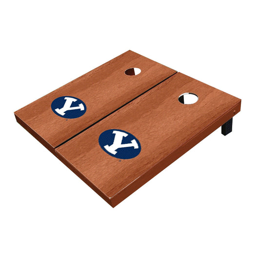 Brigham Young BYU Cougars Solid Rosewood All-Weather Cornhole Boards