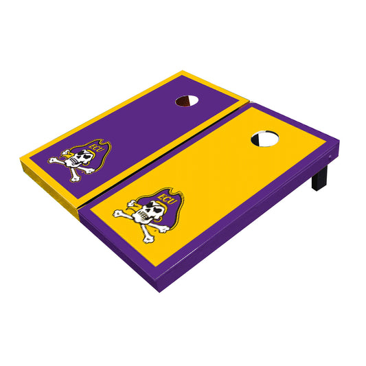 Eastern Carolina ECU Pirates Alternating Border Cornhole Boards