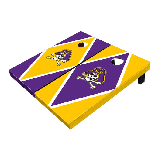 Eastern Carolina ECU Pirates Alternating Diamond All-Weather Cornhole Boards