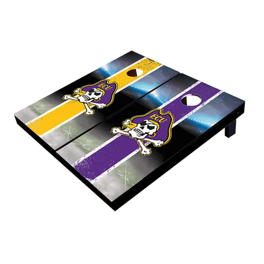 Eastern Carolina ECU Pirates Field Long Stripe Alternating All-Weather Cornhole Boards