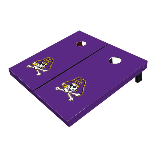 Eastern Carolina ECU Pirates Purple Matching Solid Cornhole Boards