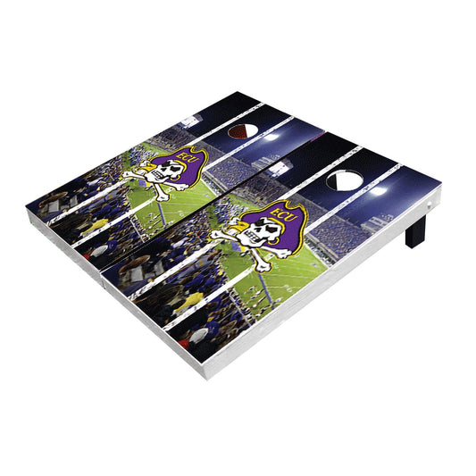 Eastern Carolina ECU Pirates Stadium Long Stripe Cornhole Boards