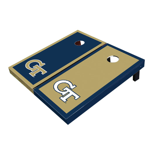 Georgia GT Yellow Jackets Alternating Border All-Weather Cornhole Boards