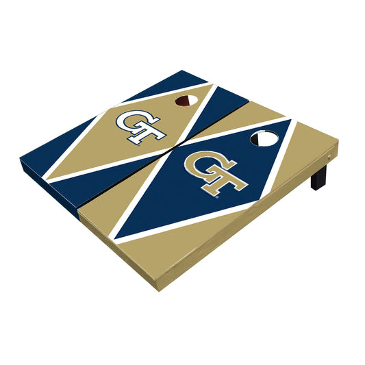 Georgia GT Yellow Jackets Alternating Diamond Cornhole Boards