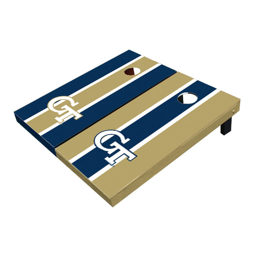 Georgia GT Yellow Jackets Alternating Long Stripe Cornhole Boards