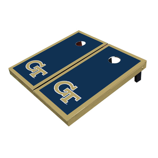 Georgia GT Yellow Jackets Navy Matching Border Cornhole Boards