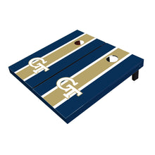 Georgia GT Yellow Jackets Gold And Navy Matching Long Stripe All-Weather Cornhole Boards
