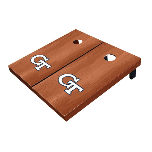 Georgia GT Yellow Jackets Solid Rosewood All-Weather Cornhole Boards