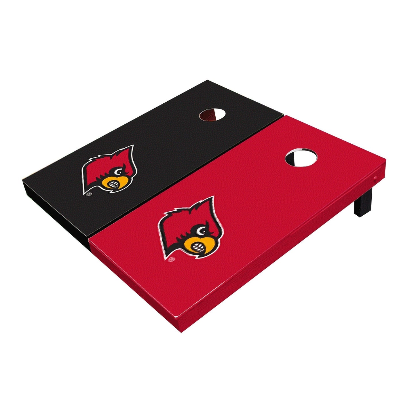 Louisville Cardinals Alternating Solid All-Weather Cornhole Boards