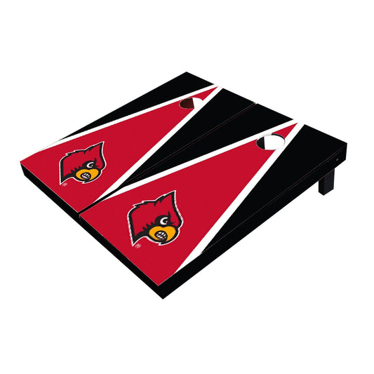 Louisville Cardinals Red And Black Matching Triangle All-Weather Cornhole Boards