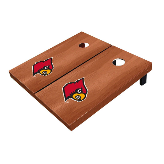 Louisville Cardinals Solid Rosewood Cornhole Boards