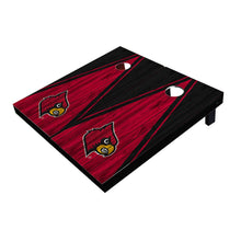 Louisville Cardinals Red and Black Matching Triangle All-Weather Cornhole Boards
