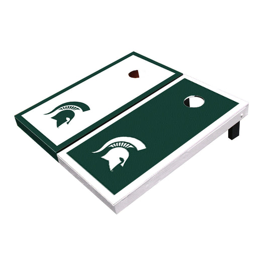 Michigan State Spartans Alternating Border Cornhole Boards