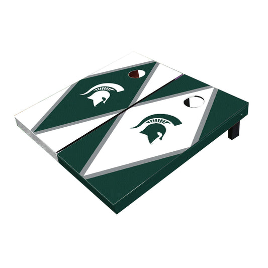 Michigan State Spartans Alternating Diamond Cornhole Boards