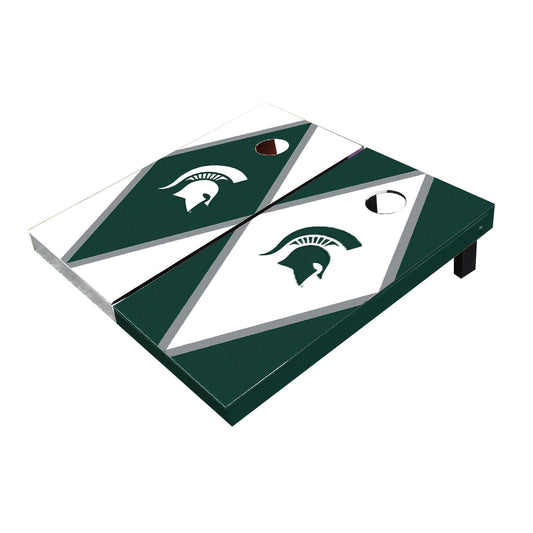 Michigan State Spartans Alternating Diamond All-Weather Cornhole Boards