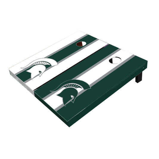 Michigan State Spartans Alternating Long Stripe All-Weather Cornhole Boards