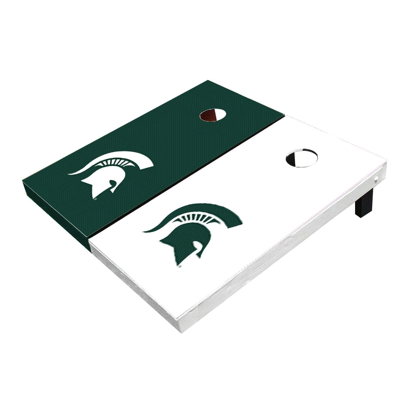 Michigan State Spartans Alternating Solid All-Weather Cornhole Boards