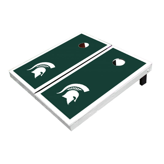 Michigan State Spartans Hunter Matching Border Cornhole Boards