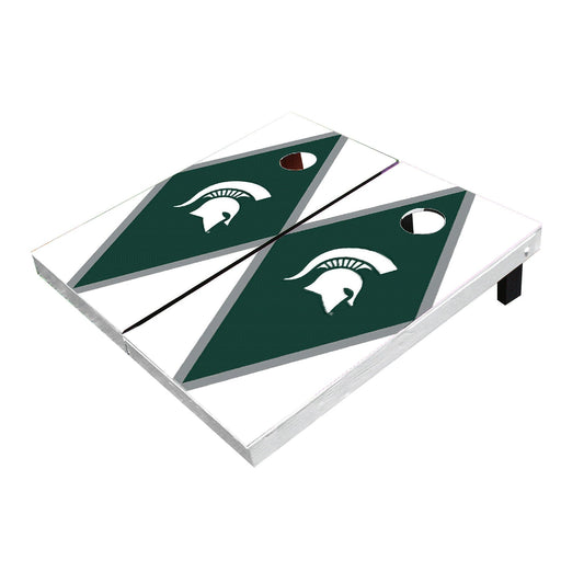 Michigan State Spartans Hunter And White Matching Diamond Cornhole Boards