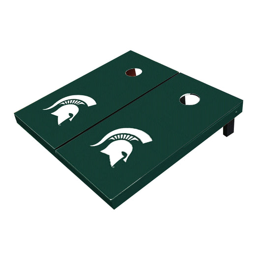 Michigan State Spartans Hunter Matching Solid All-Weather Cornhole Boards