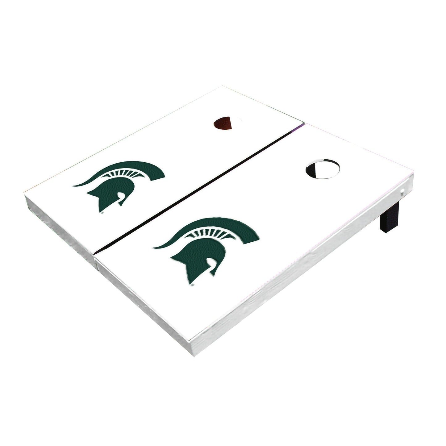 Michigan State Spartans White Matching Solid All-Weather Cornhole Boards