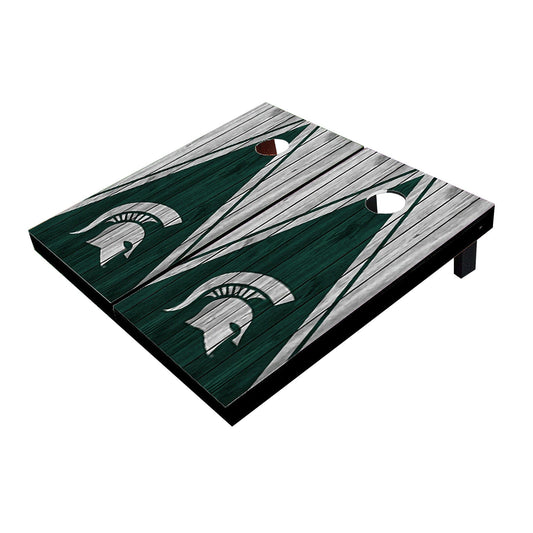 Michigan State Spartans Hunter And White Matching Triangle Cornhole Boards